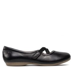 Baleriny Josef Seibel. Czarne balerinki damskie Josef Seibel, bez wzorów. Za 329.99 zł.
