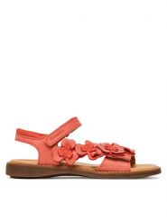 Froddo Sandały Lore Flos G3150272-4 S Koralowy. Pomarańczowe sandały dziewczęce Froddo, ze skóry, bez obcasa, bez zapięcia. Za 249.99 zł.
