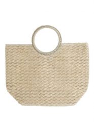 BLE Torebka w kolorze beżowym - 40 x 33 x 10 cm rozmiar: onesize. Brązowe torebki klasyczne damskie BLE, z materiału, bez dodatków. Za 76.04 zł.