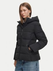 Tommy Hilfiger Kurtka puchowa WW0WW51521 Czarny Slim Fit. Czarne kurtki damskie Tommy Hilfiger, l, bez wzorów, z puchu, bez kaptura. Za 1,299.00 zł.