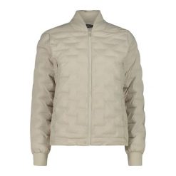 Rozszerzalna kurtka damska CMP. Brązowe kurtki damskie CMP, bez wzorów, z puchu, bez kaptura. Za 649.00 zł.