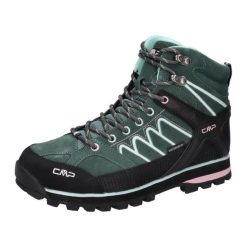 Buty trekkingowe damskie CMP Moon Mid WP. Zielone obuwie trekkingowe damskie CMP, bez zapięcia. Za 499.99 zł.
