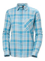 Helly Hansen Koszula "Lokka" w kolorze błękitnym rozmiar: L. Niebieskie koszule damskie Helly Hansen, l, bez wzorów, z bawełny, bez kołnierzyka, bez ramiączek. Za 158.10 zł.