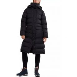 Damski płaszcz zimowy Fundango Sabina Padded. Czarne płaszcze damskie FUNDANGO, na zimę, l, bez wzorów, z materiału, z kapturem. Za 499.00 zł.
