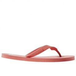 Japonki damskie Reebok Cash Flip. Czerwone klapki damskie Reebok, bez wzorów, z kauczuku, bez obcasa, bez zapięcia. Za 25.94 zł.