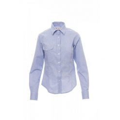 Damska koszula specjalistyczna payper. Niebieskie koszule damskie PAYPER WEAR, bez wzorów, sportowe, bez kołnierzyka, bez ramiączek. Za 146.50 zł.