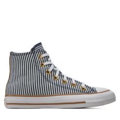 Trampki Converse. Niebieskie trampki damskie Converse, bez wzorów, bez zapięcia. Za 229.99 zł.