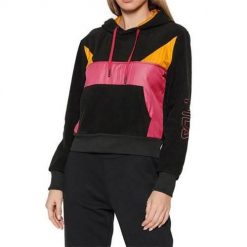 Bluza sportowa damska Fila Pippa Cropped Hoody W. Czarne bluzy damskie Fila, xs, bez wzorów, z kapturem. Za 211.00 zł.