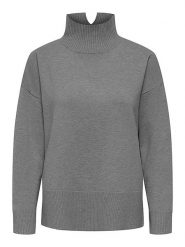ONLY Sweter w kolorze szarym rozmiar: XL. Szare swetry klasyczne damskie Only, xl, bez kołnierzyka. Za 127.35 zł.