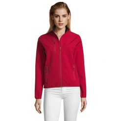 Kurtka Damska Radian Soft Shell. Czerwone kurtki damskie SOL'S, xl, bez wzorów, bez kaptura. Za 217.99 zł.