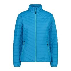 Kurtka damska turystyczna CMP 31Z5366. Niebieskie kurtki damskie CMP, l, bez wzorów, bez kaptura. W wyprzedaży za 349.99 zł.