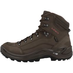 Buty trekkingowe damskie Lowa Renegade Mid Gtx. Brązowe obuwie trekkingowe damskie Lowa, z materiału, bez zapięcia. Za 807.99 zł.