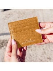 ATELIERS SAINT GERMAIN Skórzane etui w kolorze karmelowym na karty - 10 x 9 x 0,3 cm rozmiar: onesize. Brązowe portfele damskie ATELIERS SAINT GERMAIN, bez wzorów, z materiału. Za 152.99 zł.