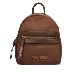 Plecak LOVE MOSCHINO. Brązowe plecaki Love Moschino, bez wzorów. Za 949.99 zł.