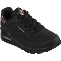 Buty sportowe damskie Skechers Uno Golden Air. Czarne obuwie sportowe casual damskie Skechers, z gumy, bez zapięcia, trekkingowe, Skechers Sport. Za 329.99 zł.