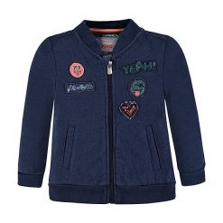 Bluza w kolorze granatowym. Niebieskie bluzy dziewczęce Kanz, z aplikacjami, z bawełny. W wyprzedaży za 75.95 zł.