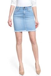 SPÓDNICA JEANSOWA LEE MID SKIRT FLIGHT L38JROKR 112108239. Niebieskie spódnice damskie Lee, na co dzień, na jesień, l, z aplikacjami, z bawełny, eleganckie, mini. W wyprzedaży za 79.99 zł.