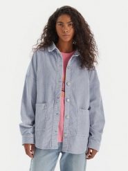 Roxy Koszula Kick Back Washed Cord ERJWT03697 Niebieski Regular Fit. Niebieskie koszule damskie Roxy, s, bez wzorów, z bawełny, bez kołnierzyka, bez ramiączek. Za 299.99 zł.