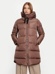 Bomboogie Płaszcz zimowy CW6630TTNP4 Brązowy Regular Fit. Brązowe płaszcze damskie Bomboogie, na zimę, bez wzorów, z syntetyku, bez kaptura. Za 1,129.00 zł.