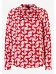 More & More Bluzka w kolorze jasnoróżowo-czerwonym rozmiar: 36. Brązowe bluzki damskie More & More, s, bez wzorów, z wiskozy, klasyczne, bez kołnierzyka, bez ramiączek. Za 100.04 zł.