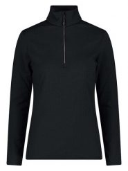 CMP Bluza polarowa w kolorze czarnym rozmiar: 38. Czarne bluzy damskie CMP, bez wzorów, z materiału, bez kaptura. Za 237.38 zł.
