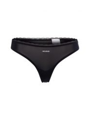 HUGO stringi w zestawie 3 sztuk Kobiety czarny, XS. Czarne stringi Hugo, bez wzorów, z koronki. Za 209.95 zł.