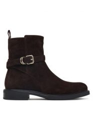 Vagabond Shoemakers Botki Freya 6206-140-31 Brązowy ciemny. Brązowe botki damskie Vagabond Shoemakers, bez obcasa, na płaskiej podeszwie, bez zapięcia. Za 779.99 zł.