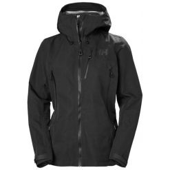 Damska kurtka wodoodporna Helly Hansen Odin 9 world infinity shell. Czarne kurtki damskie Helly Hansen, bez wzorów, bez kaptura. W wyprzedaży za 2,335.00 zł.