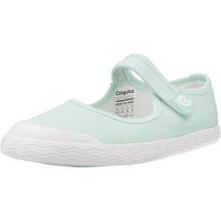 Sandały CONGUITOS CANVAS MARY JANE Niebieski. Niebieskie sandały damskie CONGUITOS, bez wzorów, z tkaniny, bez obcasa, bez zapięcia. Za 135.99 zł.