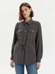 ONLY Koszula Aris 15310852 Szary Regular Fit. Szare koszule damskie Only, l, bez wzorów, z wiskozy, bez kołnierzyka, bez ramiączek. Za 169.99 zł.