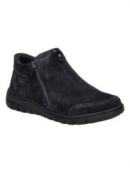 Josef Seibel Skórzane botki "Nenra 01" w kolorze granatowym do kostki rozmiar: 37. Niebieskie botki damskie Josef Seibel, bez obcasa, bez zapięcia. Za 259.95 zł.