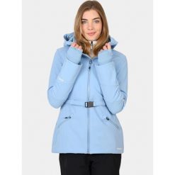 Kurtka Softshell Damska Spyder Glacial. Niebieskie kurtki damskie Spyder, bez wzorów, z softshellu, bez kaptura. W wyprzedaży za 1,199.20 zł.
