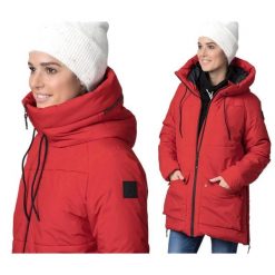 Płaszczyk kurtka turystyczna Hannah Rebeca. Czerwone kurtki damskie Hannah, bez wzorów, bez kaptura. W wyprzedaży za 329.90 zł.