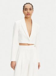 Patrizia Pepe Marynarka 2S1531 A411 Biały Regular Fit. Białe marynarki i żakiety damskie Patrizia Pepe, s, bez wzorów, z syntetyku. Za 899.99 zł.