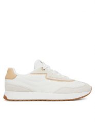 Tommy Hilfiger Sneakersy Th Retro Runner Mix FW0FW09410 Biały. Białe obuwie sportowe damskie Tommy Hilfiger, z materiału, bez zapięcia. Za 409.99 zł.