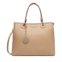 Torebka Nine West. Brązowe kuferki damskie Nine West, bez wzorów, bez dodatków. Za 279.99 zł.