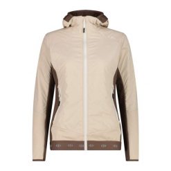 Kurtka softshell damska CMP Solira Jacket Hybrid. Brązowe kurtki damskie CMP, bez wzorów, z elastanu, bez kaptura. Za 434.49 zł.