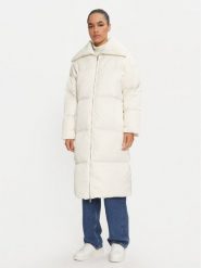 Calvin Klein Płaszcz zimowy K20K207721 Biały Regular Fit. Białe kurtki damskie Calvin Klein, na zimę, xl, bez wzorów, z syntetyku, bez kaptura. Za 1,189.00 zł.
