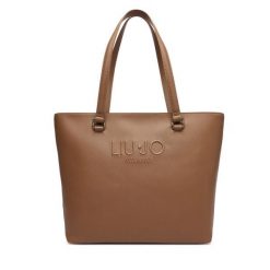 Torebka Liu Jo. Brązowe shopper bag Liu Jo, bez wzorów, bez dodatków. Za 629.99 zł.