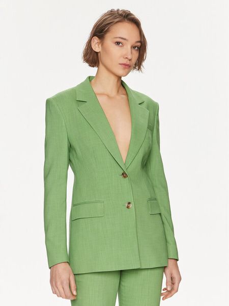 Boss Marynarka Jerela 50511971 Zielony Regular Fit. Zielone marynarki i żakiety damskie Boss, bez wzorów, z wiskozy. Za 1,149.00 zł.