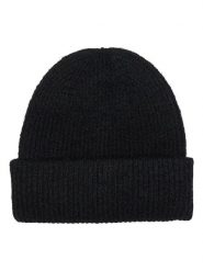 COLD Czapka beanie w kolorze czarnym rozmiar: onesize. Czarne czapki damskie COLD, bez wzorów, ze skóry. Za 64.76 zł.