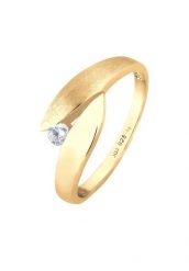 Elli Solitär Wickelring Zirkonia 925 Silber Pierścionki 1 ct Damski. Pierścionki damskie Elli, z cyrkonią, srebrne. Za 249.89 zł.