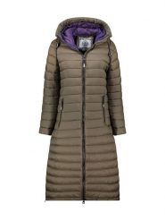 Canadian Peak Płaszcz pikowany "Azuleak" w kolorze khaki rozmiar: L. Brązowe płaszcze damskie Canadian Peak, l, bez wzorów, bez kaptura. Za 287.84 zł.