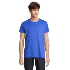 Koszulka Unisex Dla Dorosłych Re Crusader Z Recyklingu. Niebieskie bluzki damskie SOL'S, s, bez wzorów, sportowe, bez kołnierzyka, bez ramiączek. Za 36.99 zł.