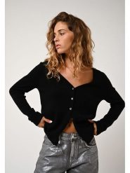 AUTHENTIC CASHMERE Kaszmirowy kardigan "Chalais" w kolorze czarnym rozmiar: S. Czarne kardigany damskie AUTHENTIC CASHMERE, s, bez wzorów, z kaszmiru. Za 363.71 zł.