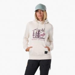 Bluza z kapturem Kobieta Swedemount Forest Hood wodoodporna. Brązowe bluzy damskie SWEDEMOUNT, xl, bez wzorów, z bawełny, z kapturem. Za 199.99 zł.