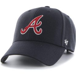 Czapka baseballowa MLB Atlanta Braves '47 MVP 47 Brand. Niebieskie czapki z daszkiem damskie 47 Brand, bez wzorów. Za 157.00 zł.