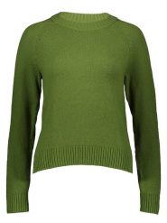 GAP Sweter w kolorze zielonym rozmiar: L. Zielone swetry klasyczne damskie GAP, l, z bawełny, bez kołnierzyka. Za 122.96 zł.