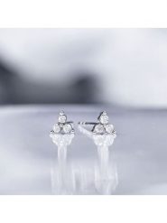 CARATELLI Złote kolczyki-wkrętki "Anna" z diamentami rozmiar: onesize. Szare kolczyki damskie CARATELLI, z diamentem, złote. Za 1,035.99 zł.