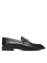 Gino Rossi Lordsy C-MANU-25552PE Czarny. Czarne półbuty damskie Gino Rossi, bez wzorów, ze skóry, bez obcasa, bez zapięcia. Za 279.99 zł.